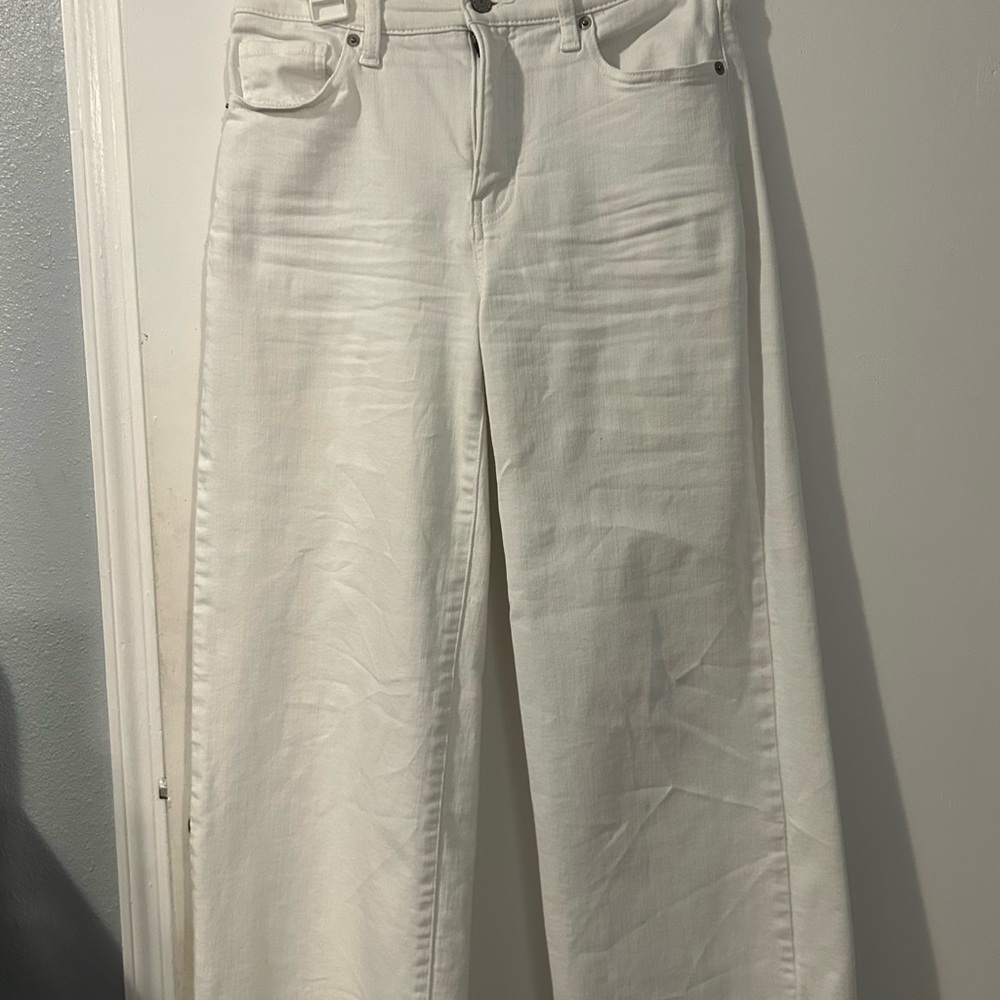 Banana Republic White Flare Jeans